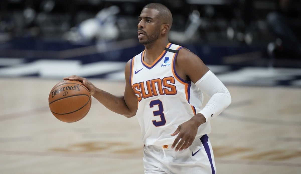 Chris Paul, en un juego con los Suns