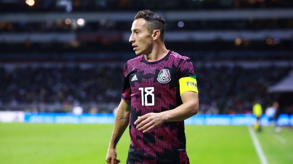 Guardado en un partido con el Tri