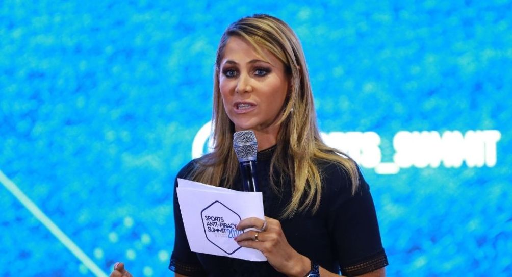 Inés Sainz durante un evento