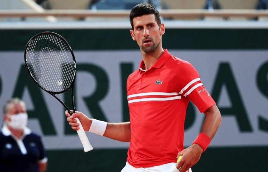 Novak Djokovic en juego