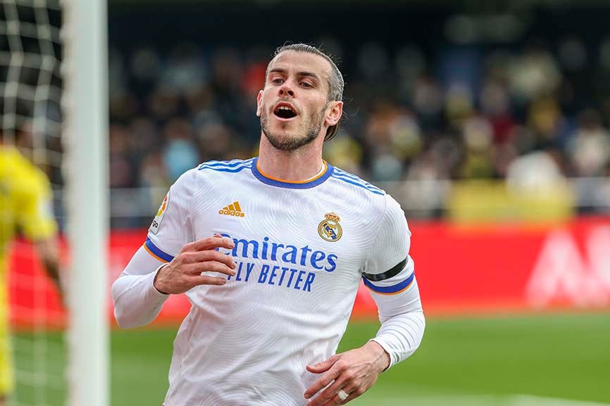 Gareth Bale en el partido contra Villareal 