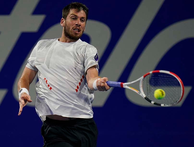 Cameron Norrie en el partido contra Peter Gojowczyk