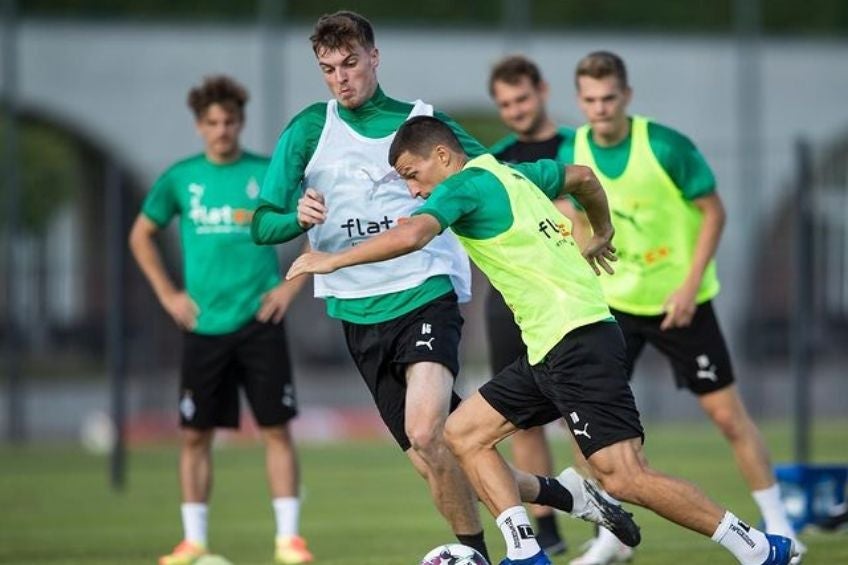 Jordi Bongard durante un entrenamiento