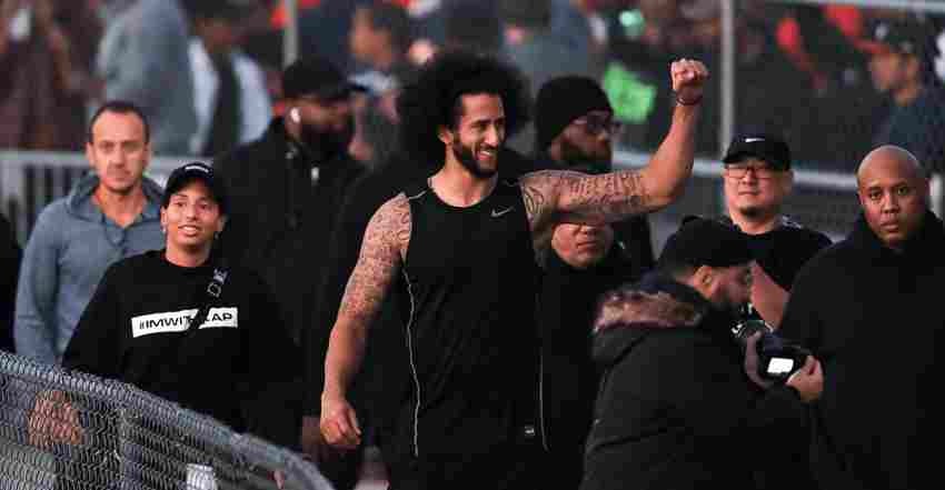 Colin Kaepernick, ex QB de San Francisco 