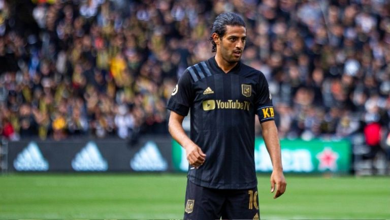 Vela en un partido con LAFC