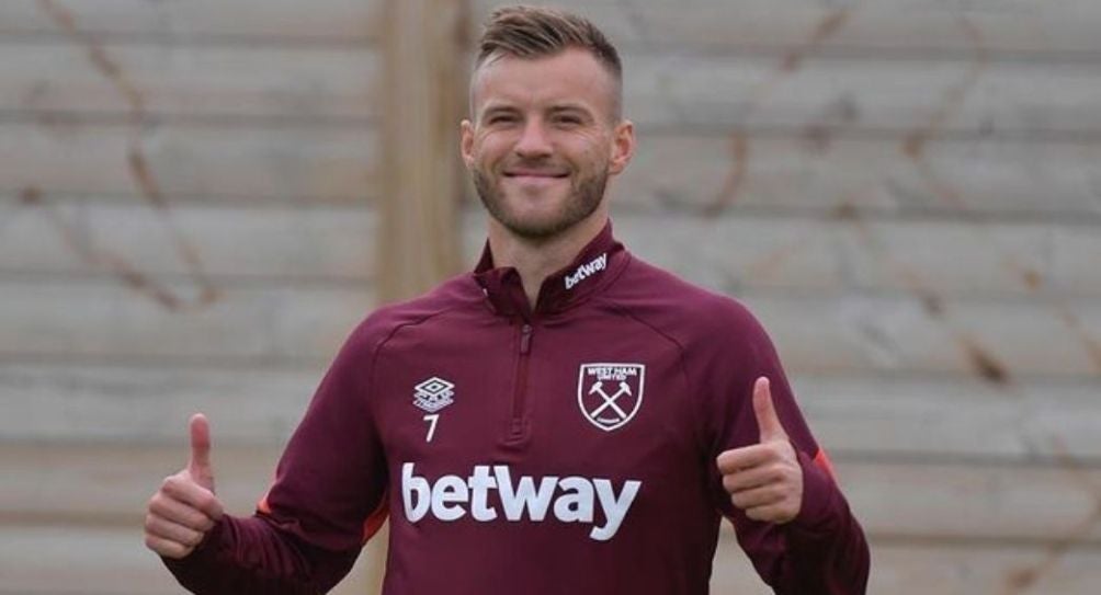 Yarmolenko previo a un entrenamiento