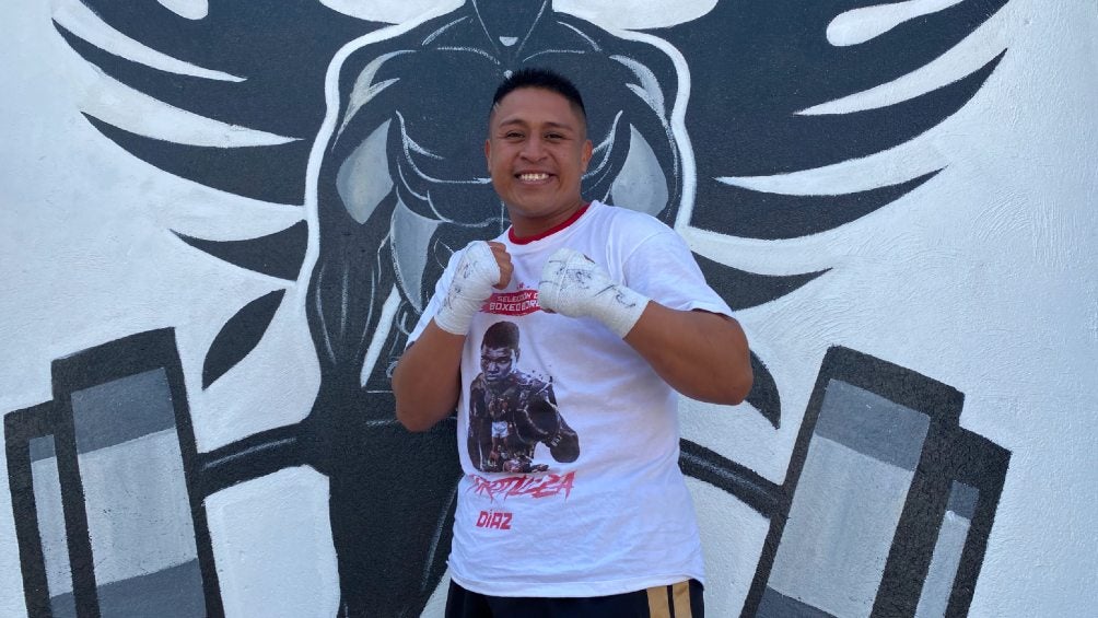 Juan Pablo Acosta; recluso participando en el torneo de boxeo