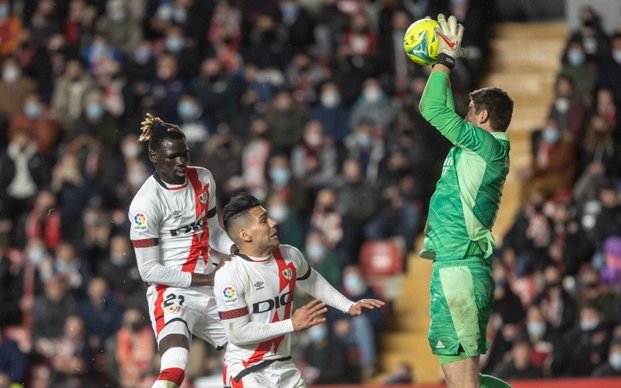 Courtois con destacada actuación ante el Rayo