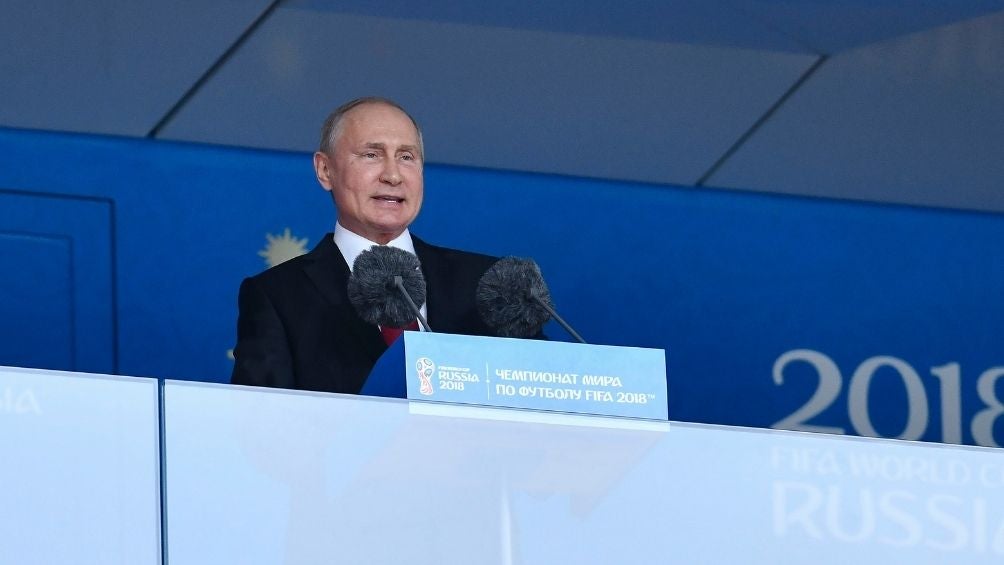 Putin en el Mundial de Rusia 2018