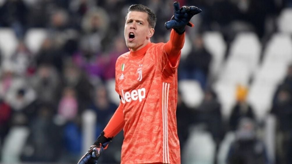 Szczesny en un partido con la Juventus