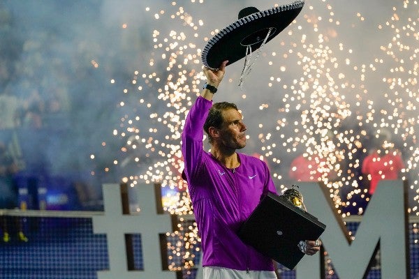 Rafael Nadal en el Abierto Mexicano de Tenis