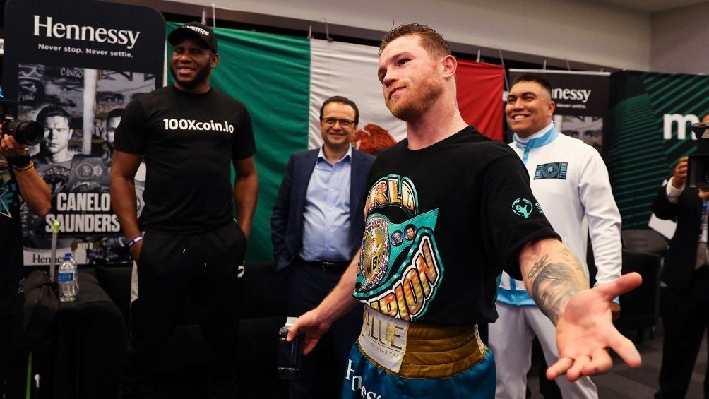 Canelo Álvarez previo a una pelea