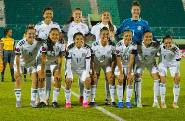 Once inicial del Tri Femenil Sub 20