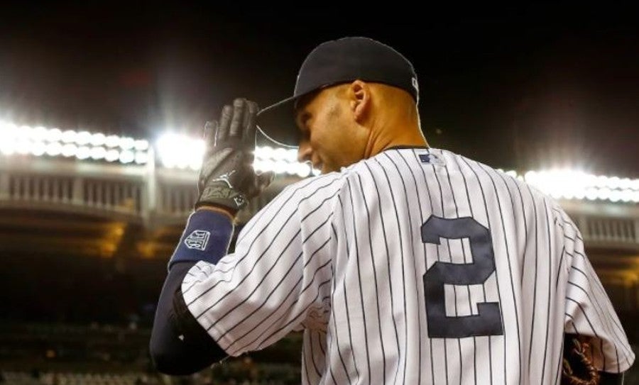 Derek como jugador de los Yankees