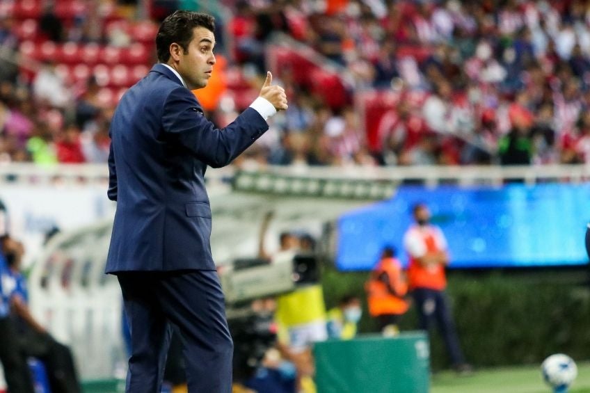 Marcelo Michel Leaño durante el partido