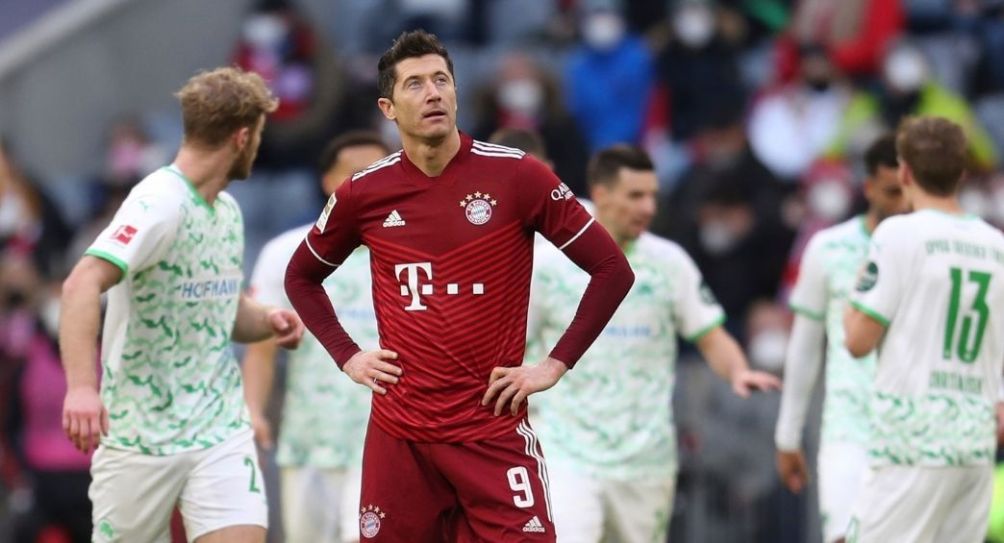 Lewandowski tras un partido