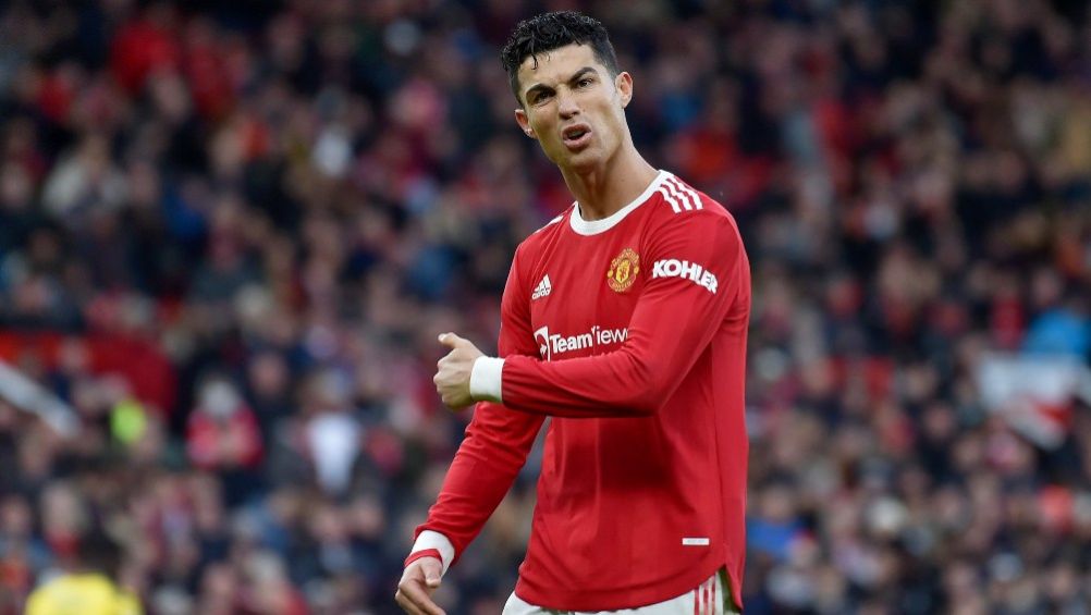 Cristiano Ronaldo en lamento con Manchester United