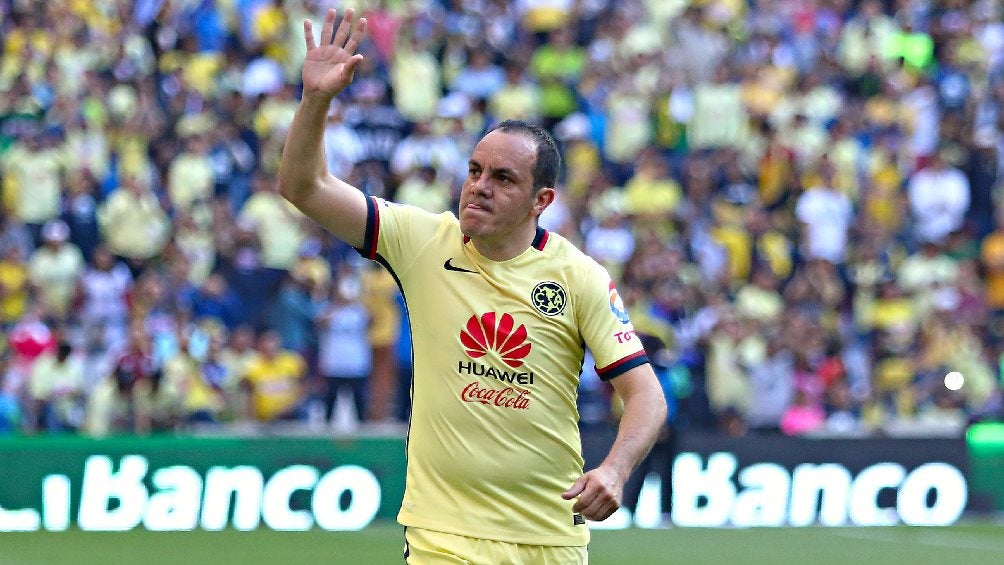 Cuauhtémoc Blanco jugando partido 'homenaje' con el América