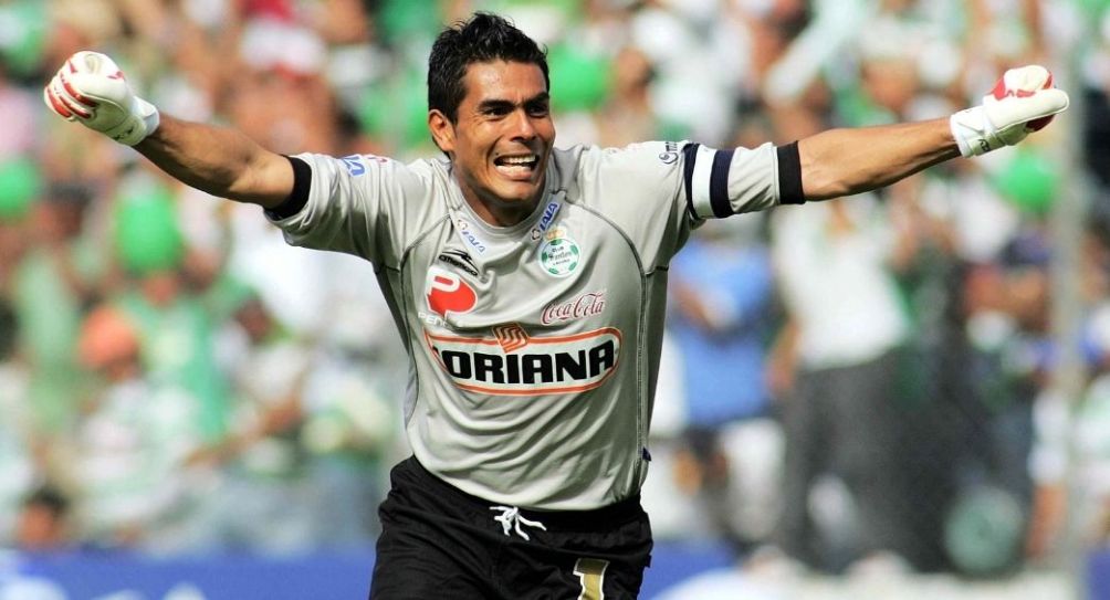 Oswaldo Sánchez con Santos