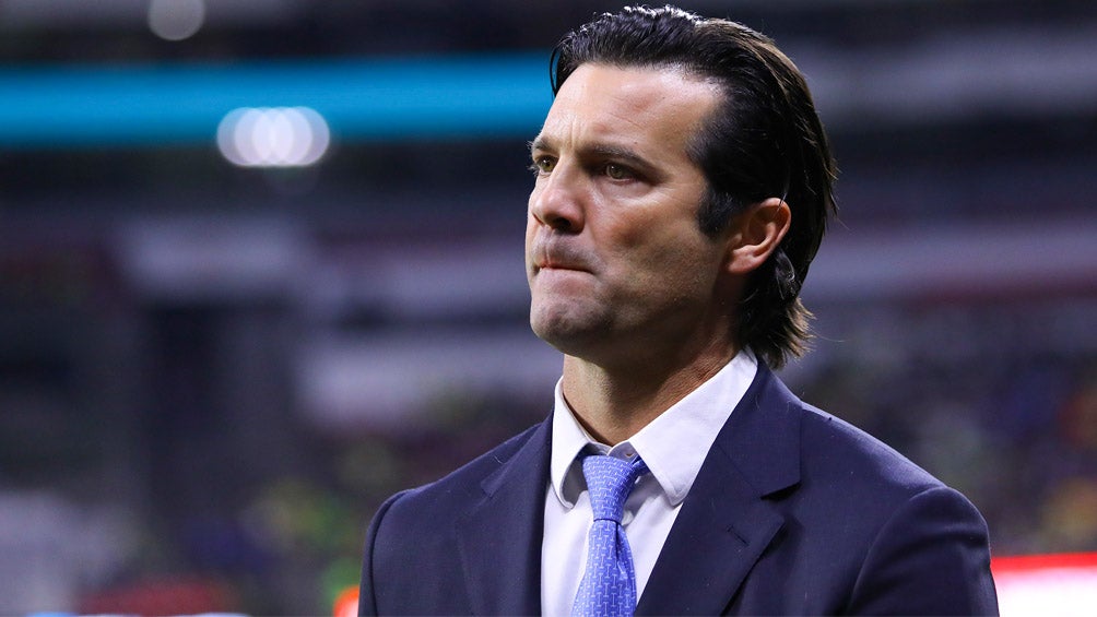 Solari, en un partido del América