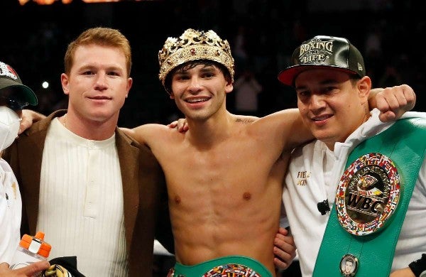 Canelo Álvarez, Ryan García y Eddy Reynoso