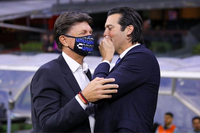 Cristante y Solari previo al encuentro