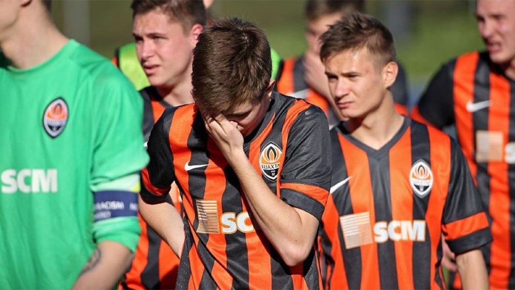 Jugadores de las categorías juveniles del Shakhtar Donetsk