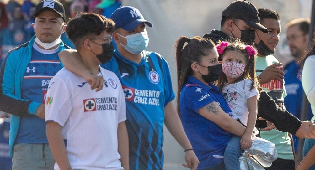 Aficionados de Cruz Azul