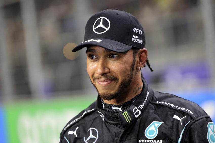 Lewis Hamilton en un Gran Premio