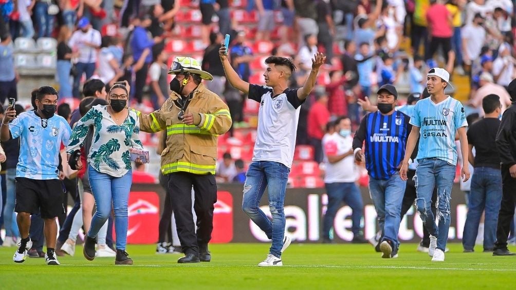 Incidentes en el Querétaro vs Atlas