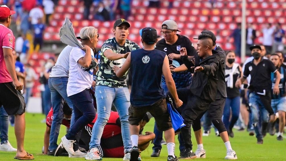 Incidentes en el Querétaro vs Atlas