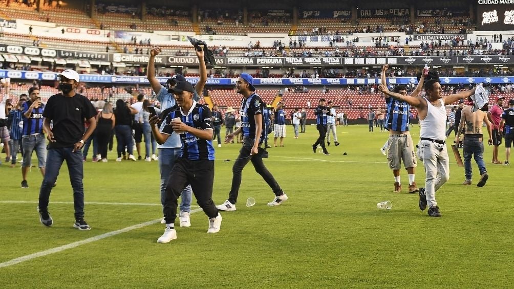 Incidentes en el Querétaro vs Atlas