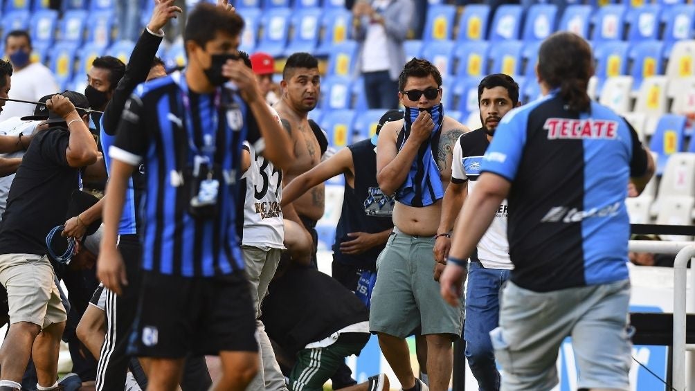 Incidentes en el Querétaro vs Atlas