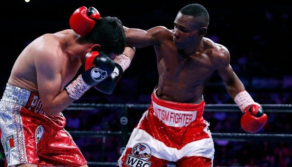 Guillermo Rigondeaux en acción 