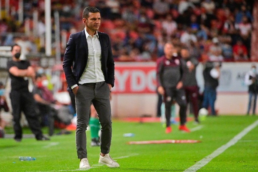 Jaime Lozano durante el partido vs Toluca 