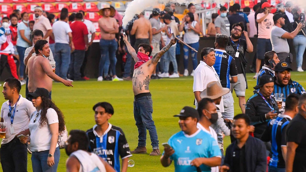 Invasión a la cancha de La Corregidora