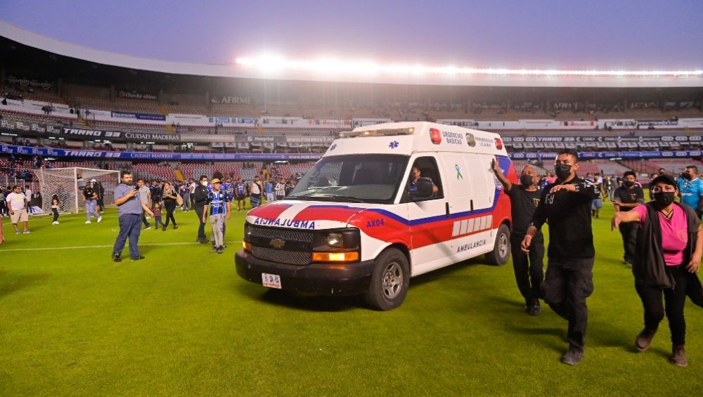 Ambulancia en la Corregidora 