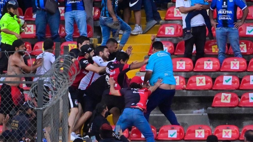 Incidentes en el Querétaro vs Atlas