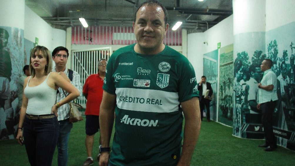 Cuauhtémoc Blanco en el Coruco Díaz viendo partido de Zacatepec