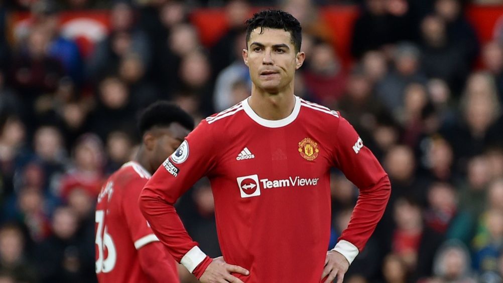 Cristiano Ronaldo en un juego del Manchester United