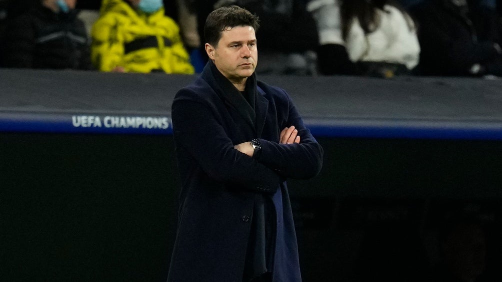 Mauricio Pochettino durante la derrota del PSG vs Madrid