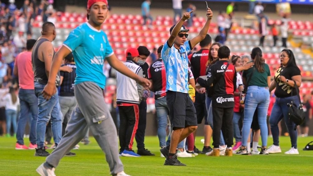 Incidentes en el Querétaro vs Atlas