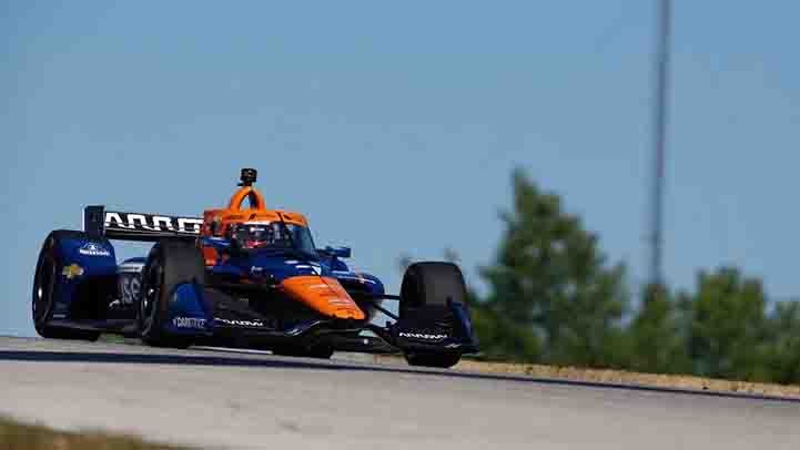 Magnussen corriendo en la IndyCar con ArrowMclaren 