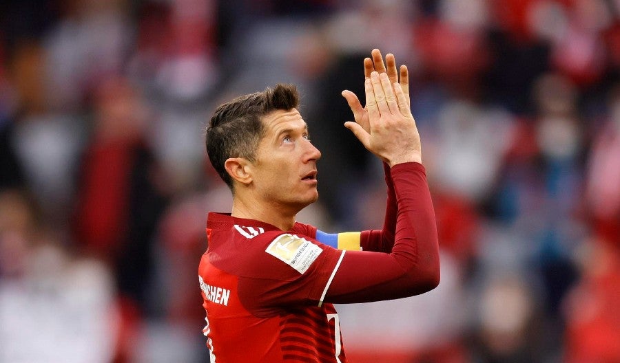 Robert Lewandowski tras juego ante Salzburg