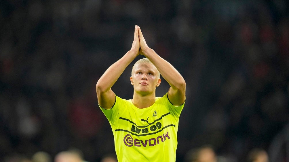 Erling Haaland jugando con el BVB