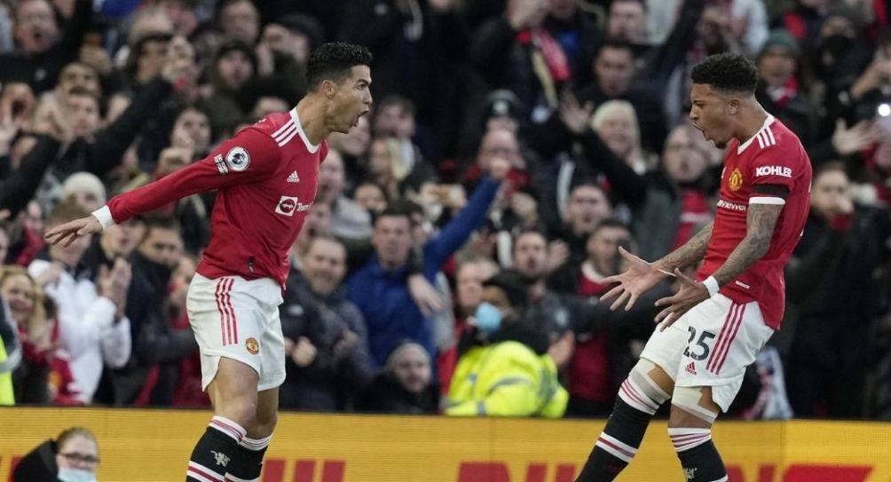 Cristiano Ronaldo festejando un gol