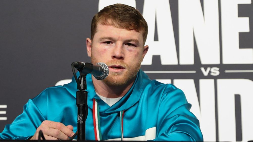 Canelo Álvarez tras un combate