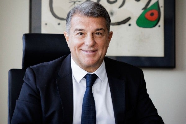 Joan Laporta, presidente del Barcelona