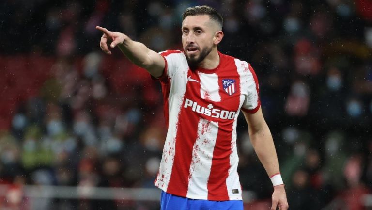 Héctor Herrera en juego del Atlético de Madrid