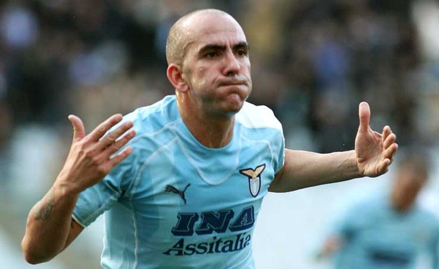 Paolo Di Canio con la Lazio